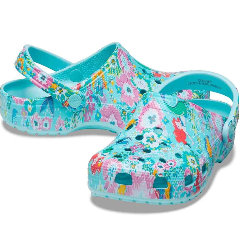 CROCS x Disney Vera Bradley The Little Mermaid Classic Clogs